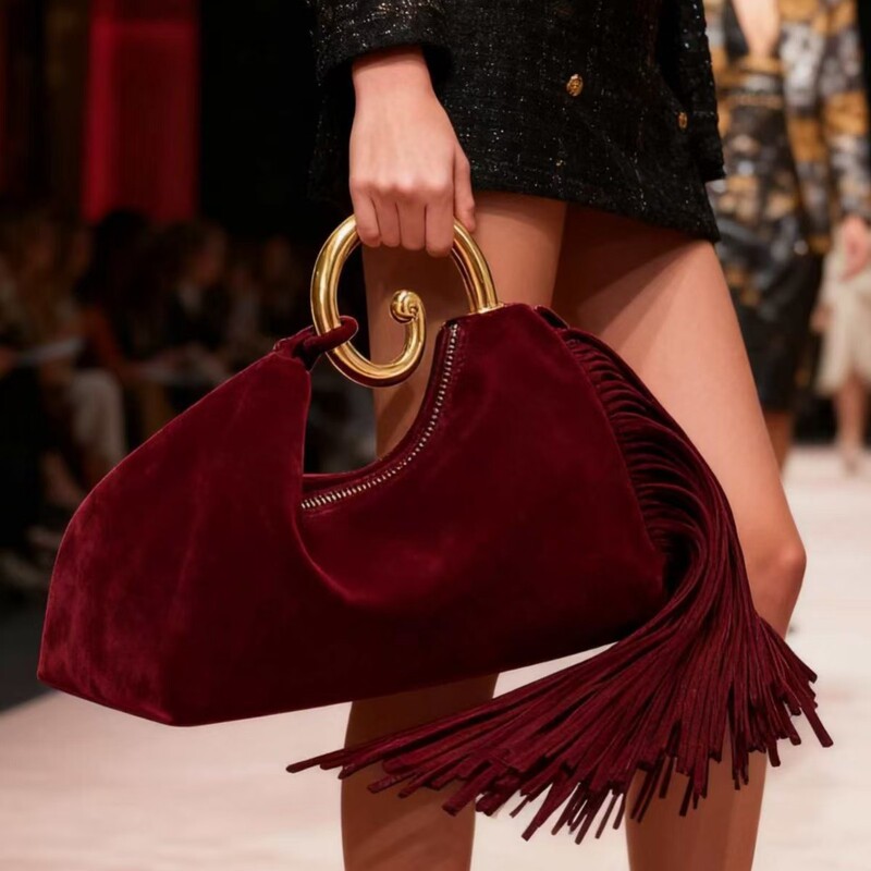 Cross-Border Popular Dinner Bag, New Retro High-Quality Dinner Bag, Fashionable and Elegant Tassel Handbag Trend Cross-Border Popular Dinner Bag, New Retro High-Quality Dinner Bag, Fashionable and Elegant Tassel Handbag Trend