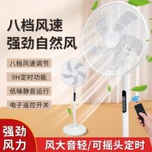 新款落地扇风扇家用落地式台式立式节能摇头静音定时风力定制批发