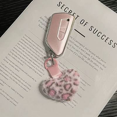 Bora, Tayron 300, Tharu 330, Car key bag - volkswagen-d-model-quicksand-powder-leopard-powder-heart