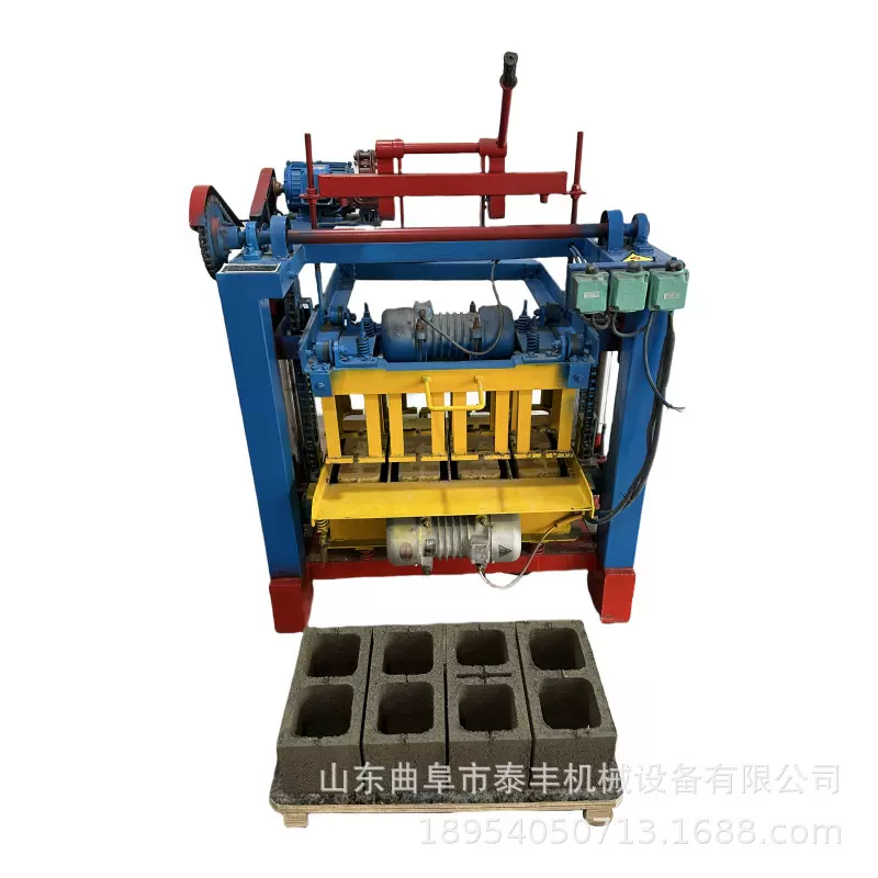 固定式-5A免烧水泥砌块成型机 小型制砖设备水泥制砖机百砖型