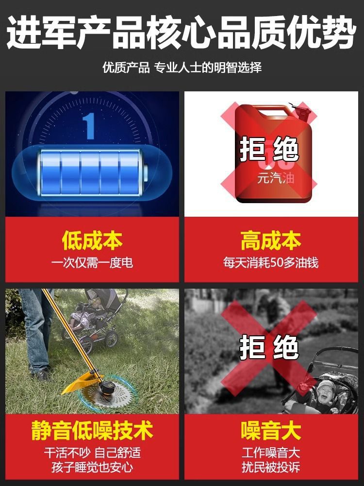 电动除草松土一体机多功能割草机农用园林翻地开荒神器刨地翻直销
