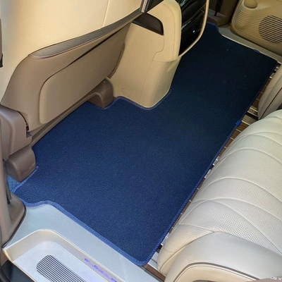 Tengshi D9 Middle Row Silk Ring Foot Mat d9 Special Commercial Vehicle Modified Floor Interior Two Row Auto Supplies Floor Mat (Avtomobil döşəmə paspasları) - blue-middle-row-default