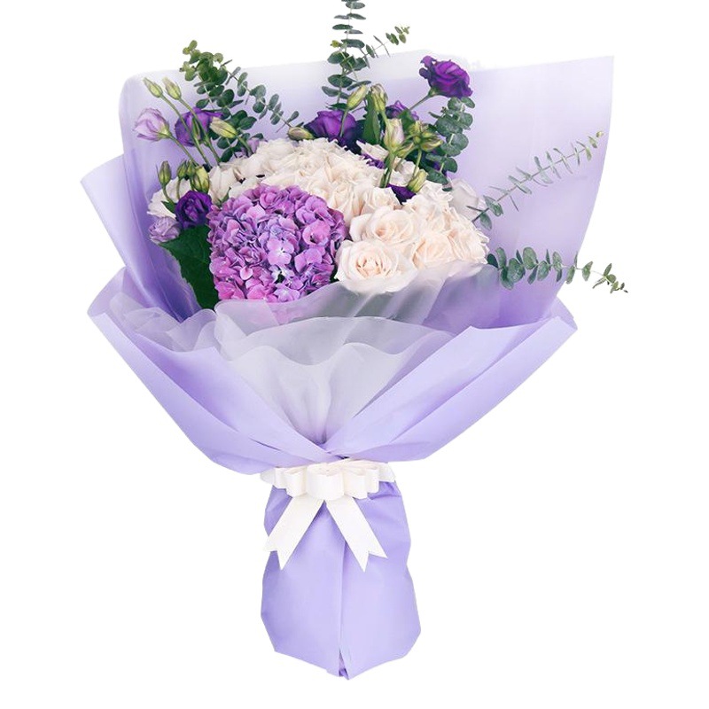 Papel de Regalo Estilo Pera de Roland, Papel Simple de Color Sólido para Envolver Flores, Papel Perlado para Envolver Ramos