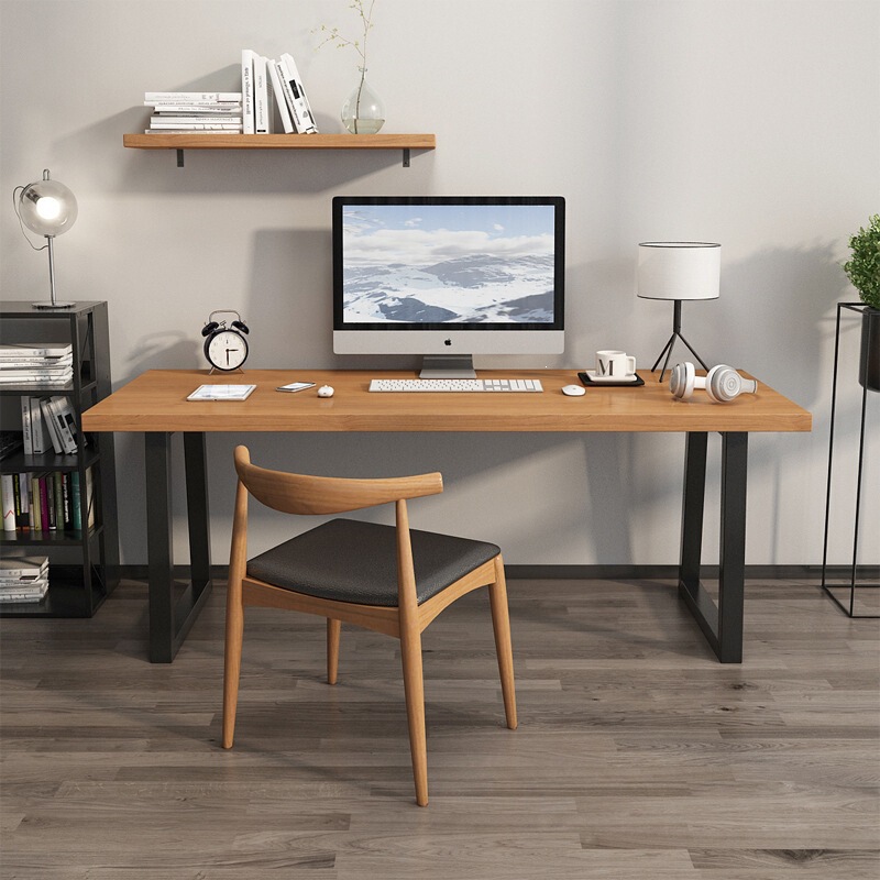 Solid Wood Desktop Computer Desk, Home Office Desk, Simple Bedroom Table, Nordic Style Office Desk, Long Gaming Desk, Work Desk Solid Wood Desktop Computer Desk, Home Office Desk, Simple Bedroom Table, Nordic Style Office Desk, Long Gaming Desk, Work Desk