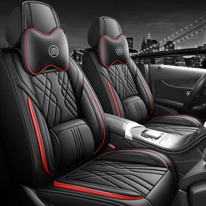 25 New Car Seat Cushions, Universal for All Seasons, Fully Surrounded by Nappa Leather Car Cushions, Five-Seater Car Cushions and Seat Covers for Drop Shipping
