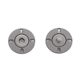 High-grade metal hidden button cashmere tweed coat coat invisible snap button sweater snap button anti-light hand seam button