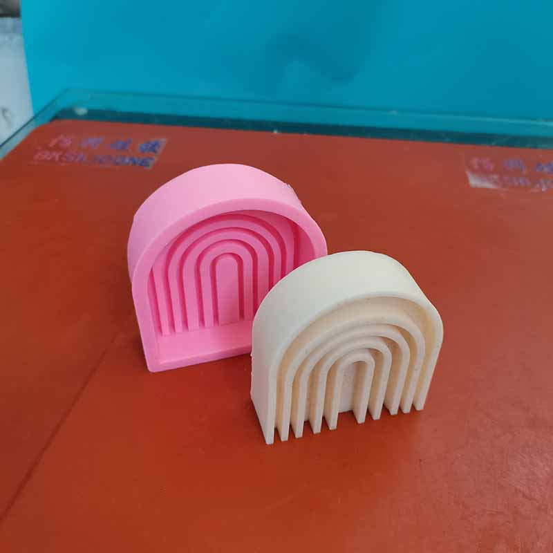 Archway geometric rainbow bridge scent candle soap silicone mold BK1332-1334 8307