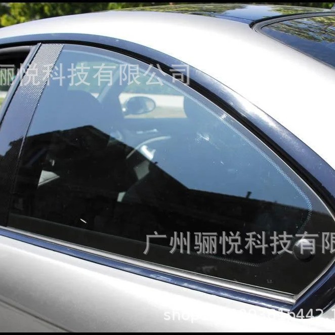Piano negro brillante espejo retrovisor película brillante Negro autoadhesivo vinilo pegatina sin burbujas ventana del coche decorativo espejo película