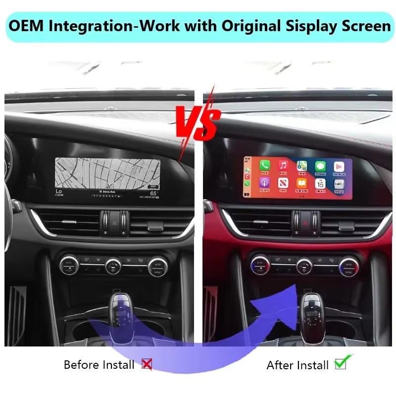 Suitable for Alfa Romeo decoder CarPlay, Android auto