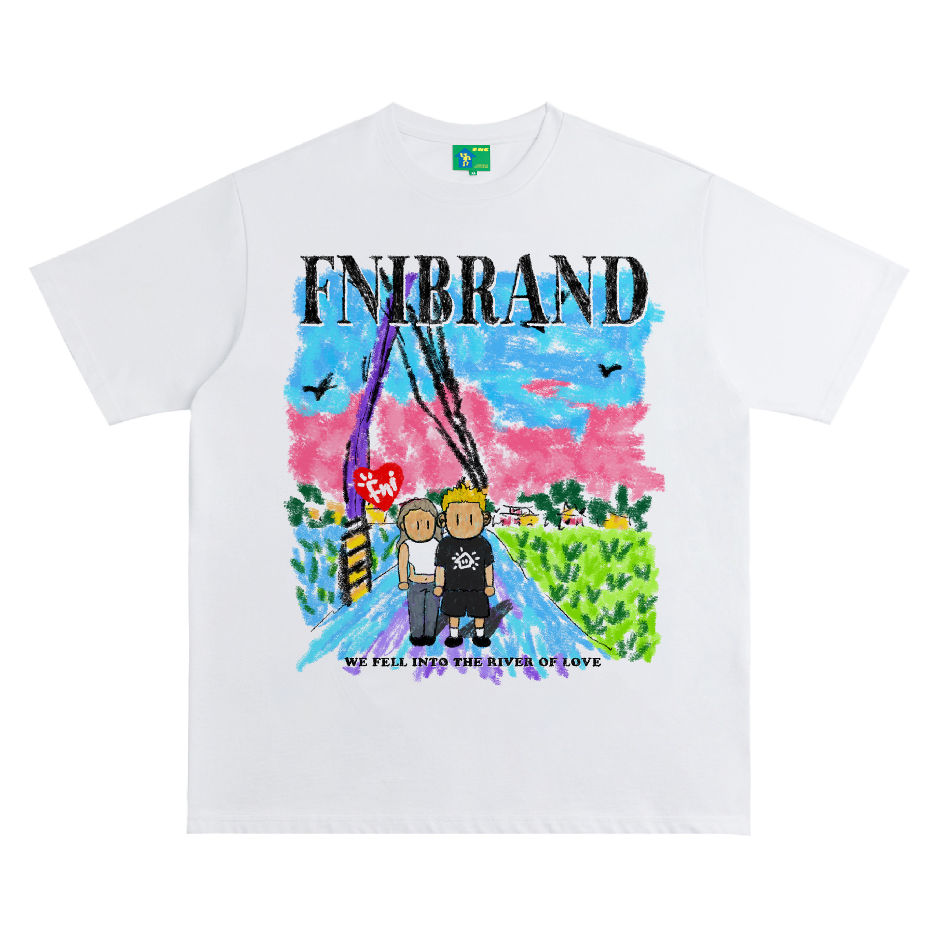 Watercolor Digital Print Tank Top Image 2