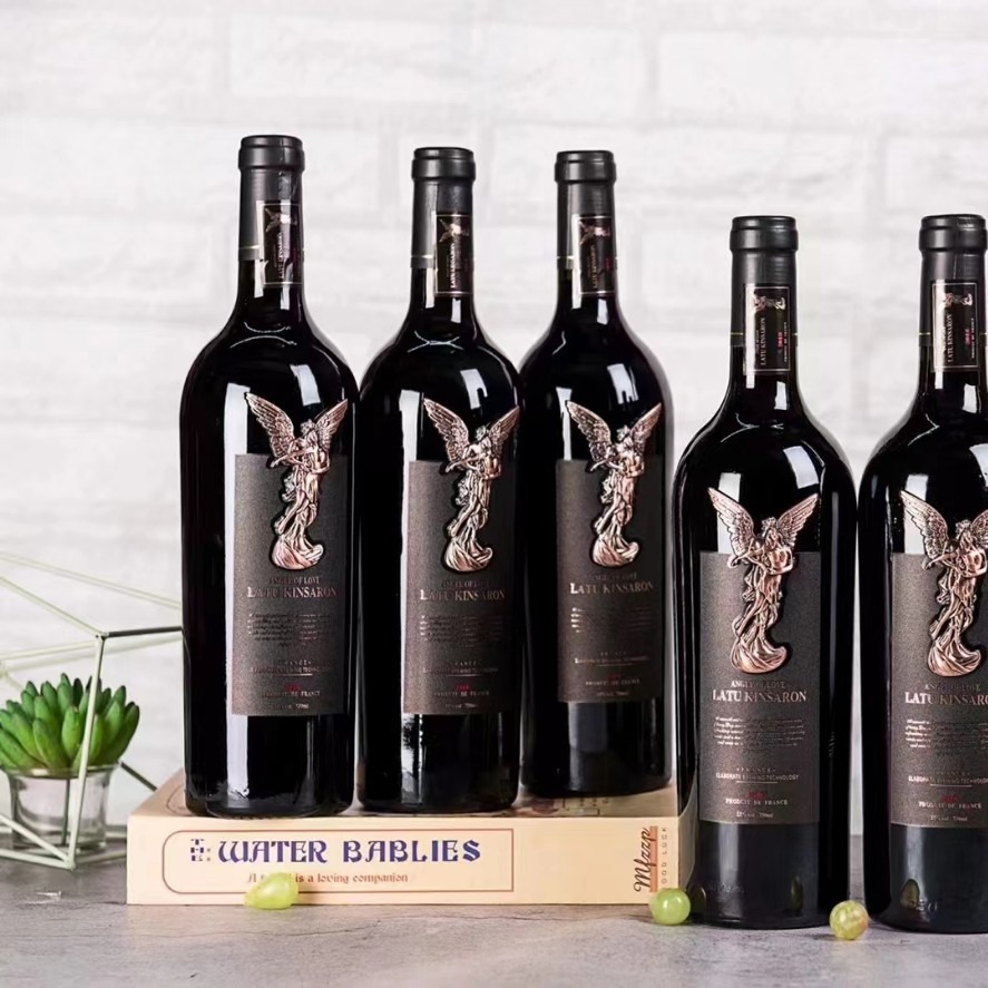 法国进口干红葡萄酒 拉图金萨仓 爱神天使干红 批发招商一件代发