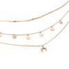 Fashionable golden necklace, suitable for import, Amazon, city style, wholesale