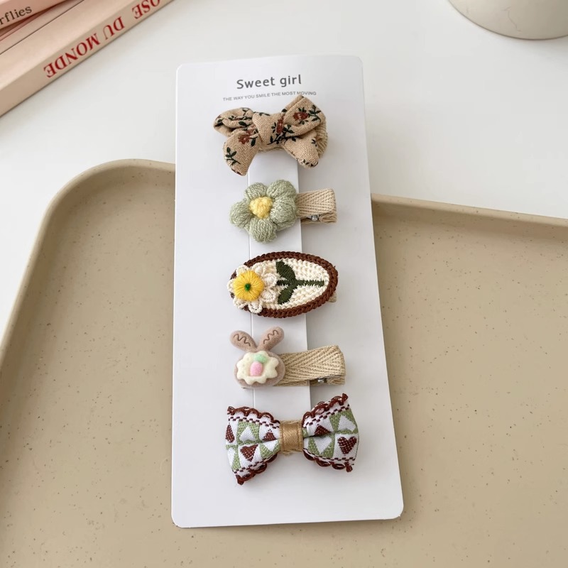 Las horquillas de color café para bebés no dañan el sudor, las pinzas para el cabello, los niños, los lindos clips, los sombreros, las mujeres 2025, las nuevas horquillas al por mayor