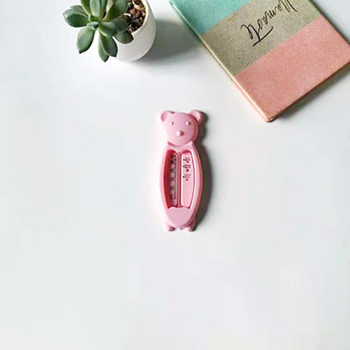Bear Baby Water Thermometer Measures Water Temperature Baby Bath Newborn Thermometer Home Children's Water Temperature Meter Water Temperature Card