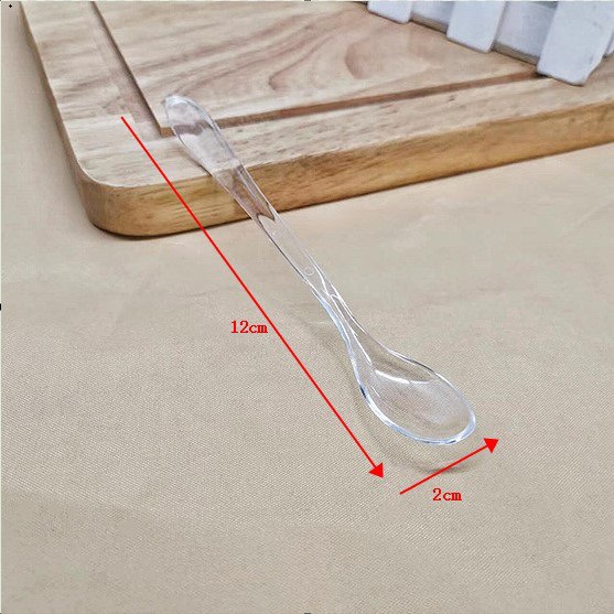 Vasos desechables transparentes para postres con tapa y cuchara, para gelatina y mousse