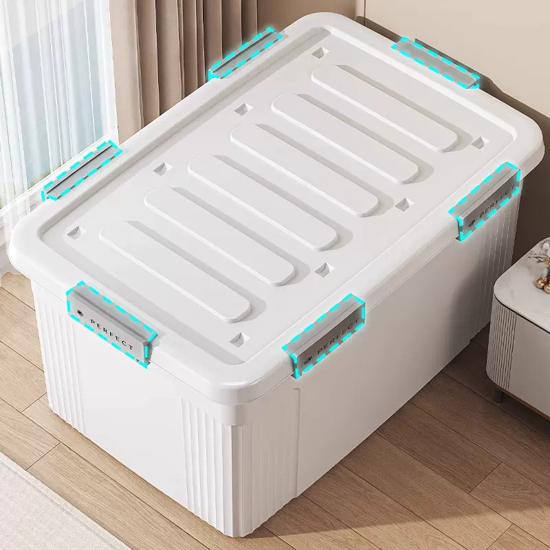 金猫衣服收纳箱大容量超大衣物收纳学生宿舍储物家用塑料整理箱子