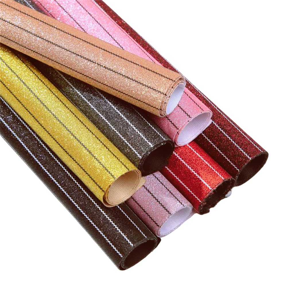 闪粉波浪弹力格利特柔软印花箱包手袋面料特殊鞋材皮带金葱装饰布