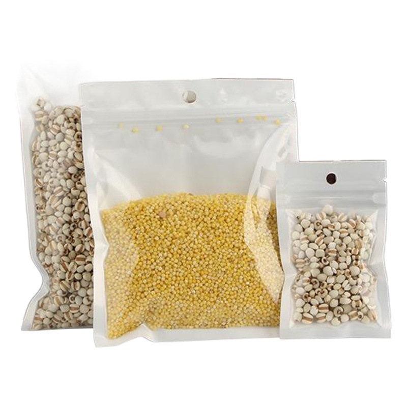 Bolsa de embalaje de película de perlas teléfono móvil Shell accesorios digitales de plástico translúcido Yin y Yang perla bolsa de accesorios de pesca bolsa