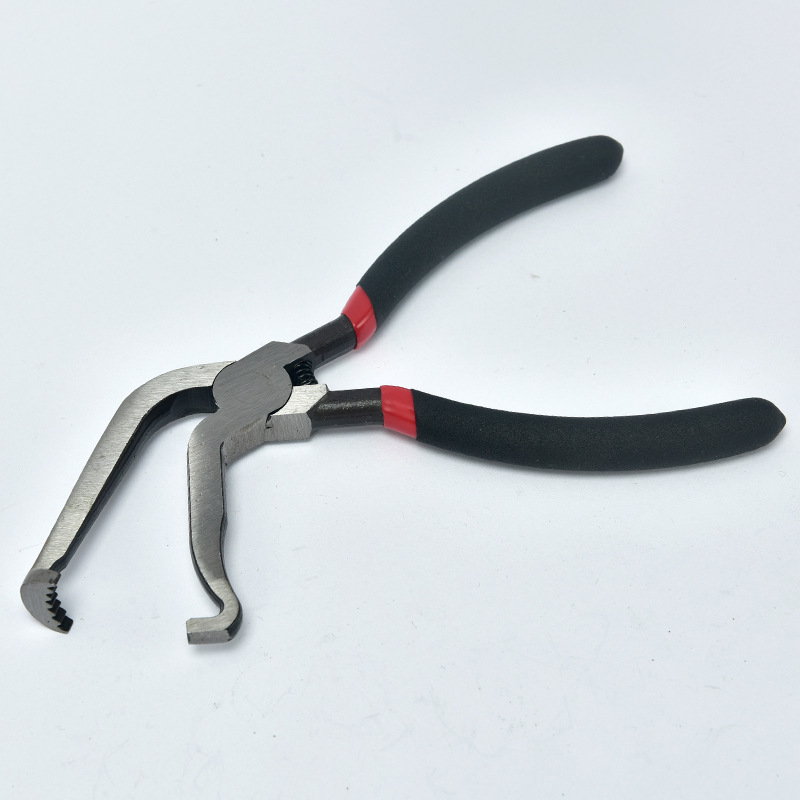 곡선형 전원 차단 펜치 빨간색 및 검정색 손잡이(1쌍)