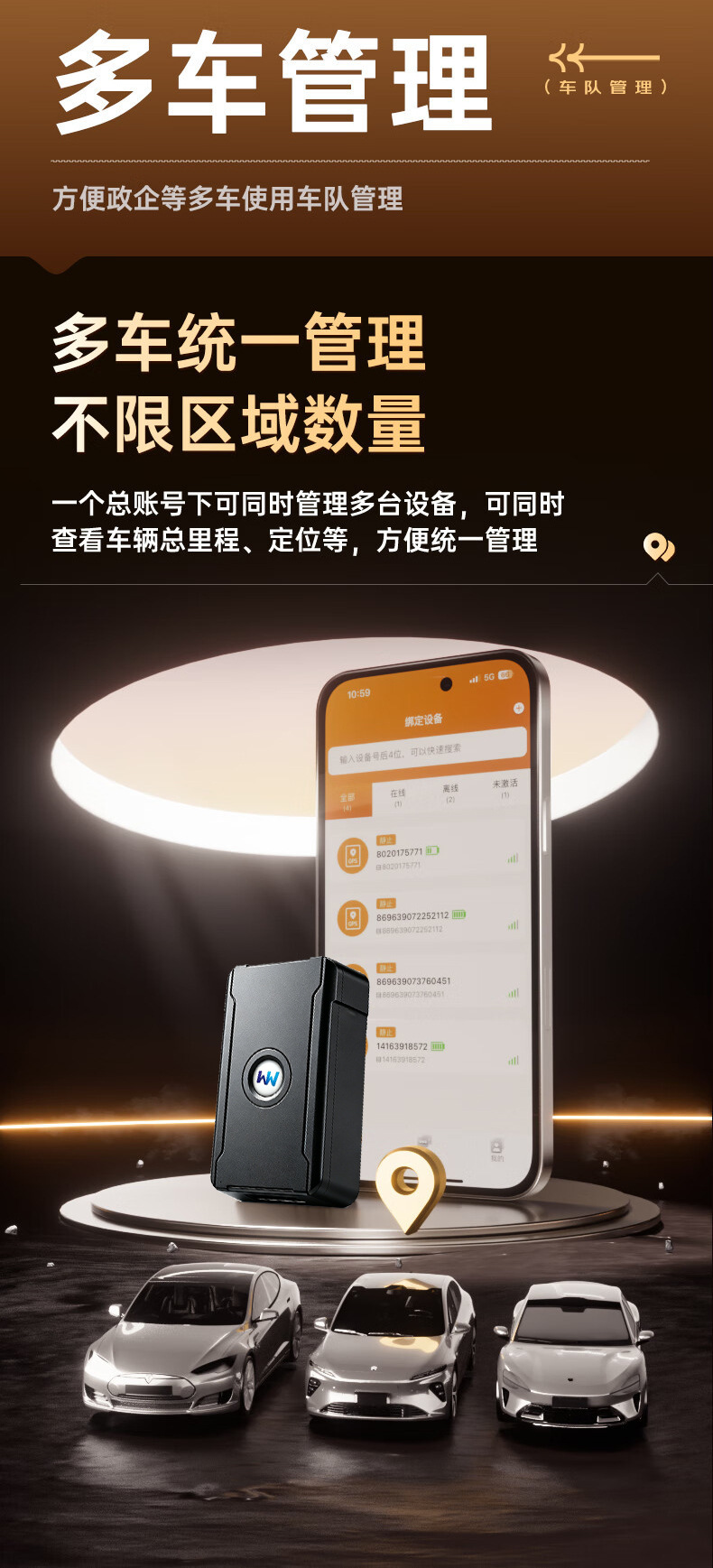 Cross-Border Popular Car-Mounted Satellite Gps Locator, Car Anti-Theft 5g No-Installation Strong Magnetic Gps Tracking Device