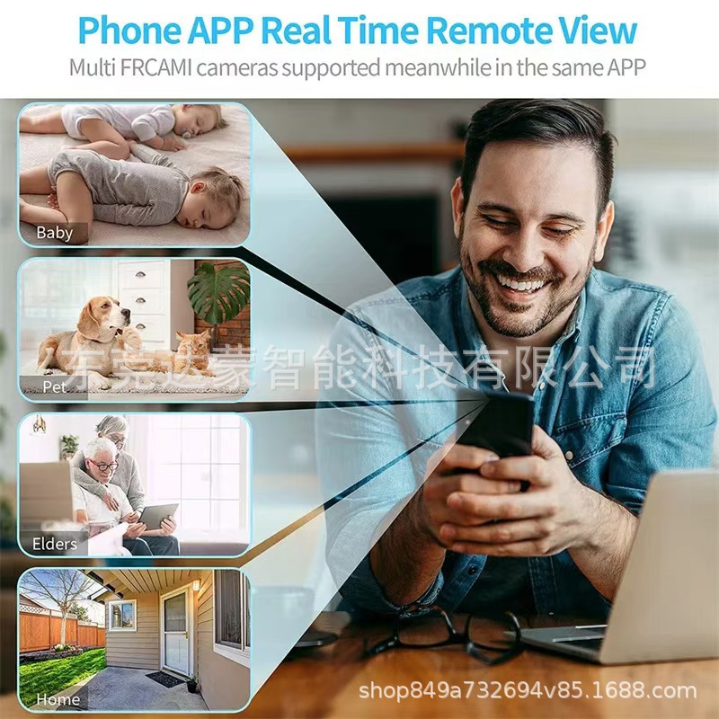Xiaodenglong Smart-WiFi-Kamera 1080P Nachtsicht