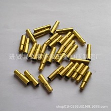 专业生产定制黄铜管笔揿帽笔配件金属笔帽 活动铅笔配件 铜管铜套