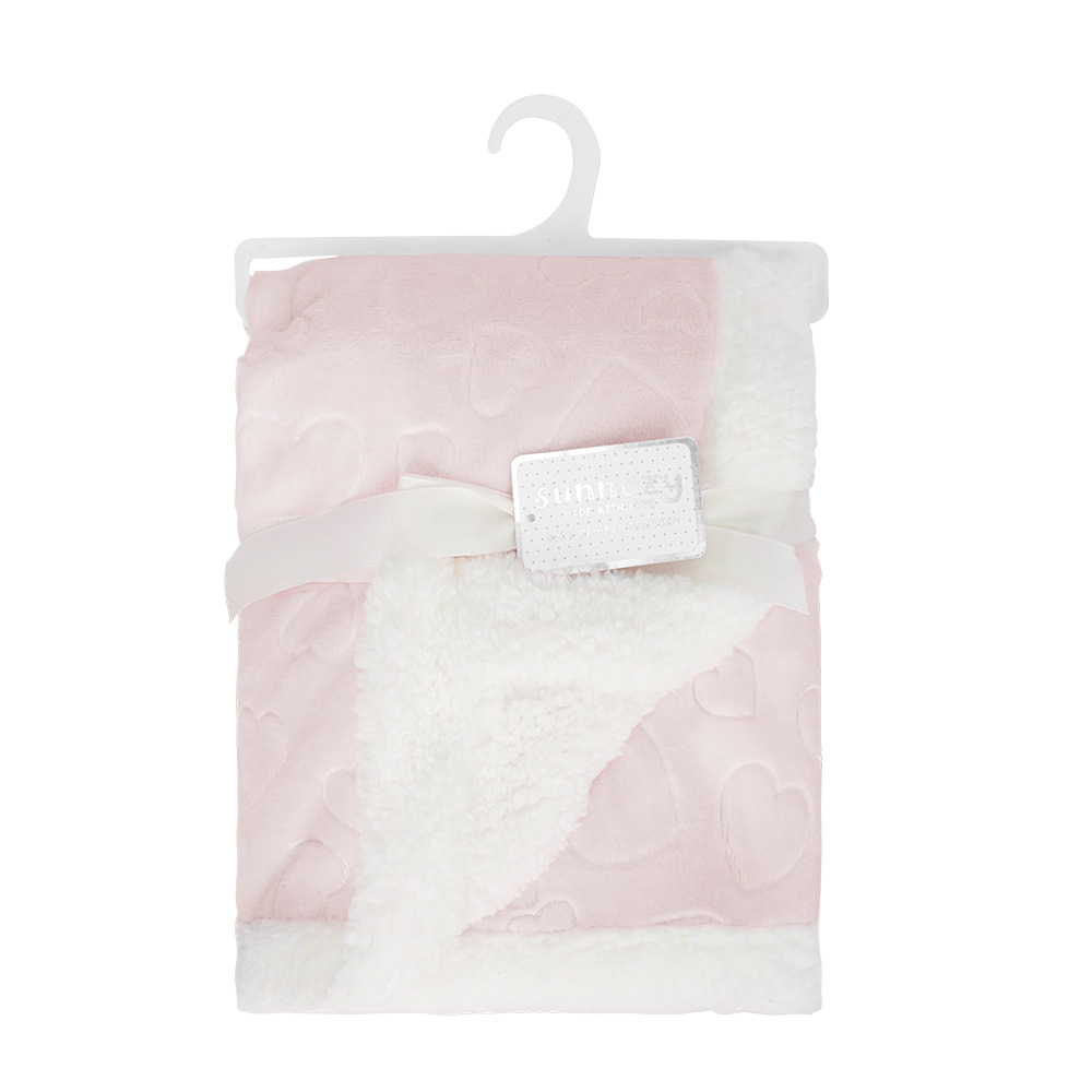 Transfronterizo otoño y invierno engrosado bebés algodón acogedor mantas de doble capa Sunny doble cara mantas de siesta para bebés