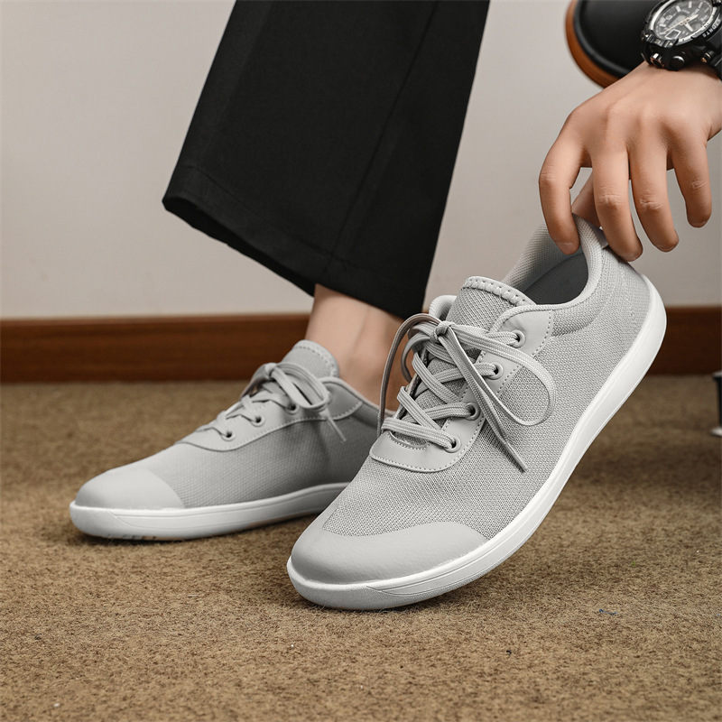 Cross-border New Couple Wide Last Shoes Low-top Lace-up Men's Casual Shoes Breathable Mesh plus size Sports Training Shoes for Men Cross-border New Couple Wide Last Shoes Low-top Lace-up Men's Casual Shoes Breathable Mesh plus size Sports Training Shoes for Men