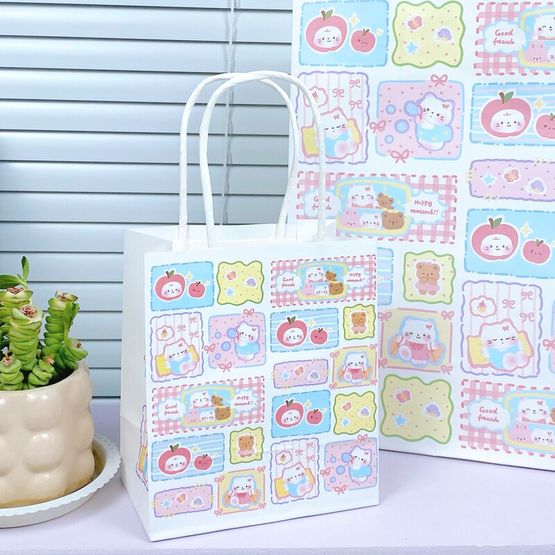 Large Collection of Kraft Paper Bags, Gift Bags, High-Value Wholesale, Cheap and Cute Ins-Style Storage and Portable Large Collection of Kraft Paper Bags, Gift Bags, High-Value Wholesale, Cheap and Cute Ins-Style Storage and Portable