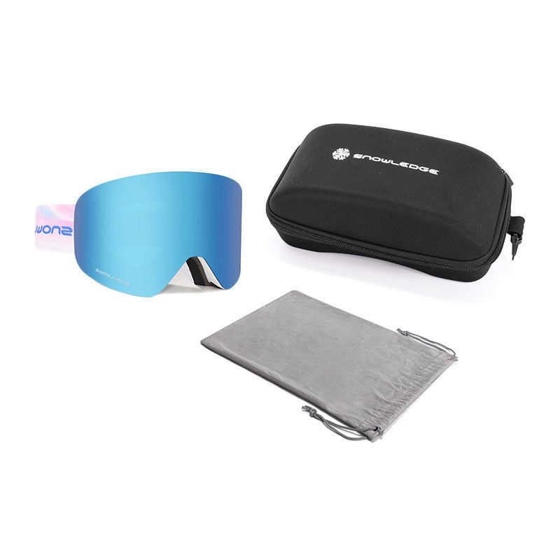 Snowledge Brand Double-layer Magnetic Ski Goggles Outdoor Anti-fog Goggles For Men And Women Suitable For Skiing