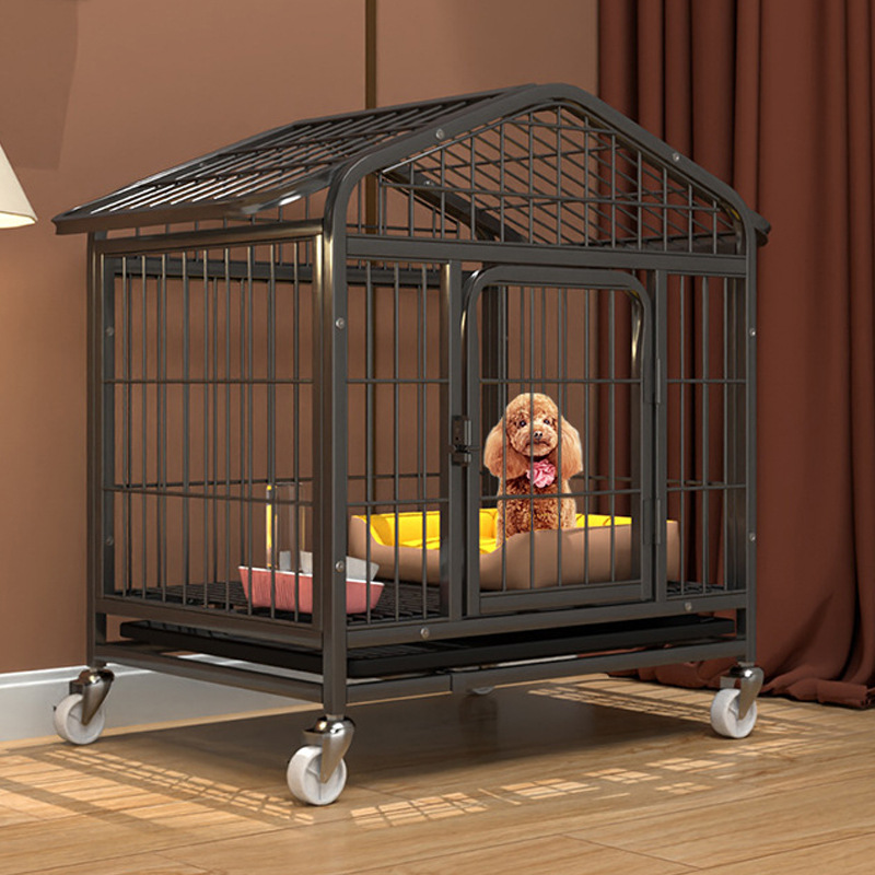 Jaula de perro negro