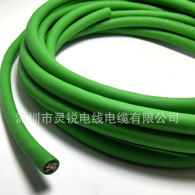 [CAT6A万兆高柔拖链网线可过福禄克60米 耐寒耐高温工业拖链网线]