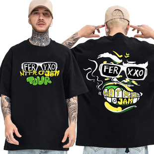 Feid Ferxxo T-Shirt Rapper Tshirts Short Sleeve Top Hiphop T
