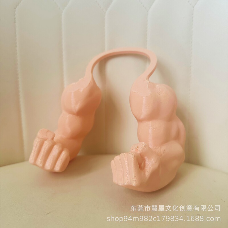 跨境爆品Creative Green Giant arm 3D打印恶搞宠物道具挂脖手臂|undefined