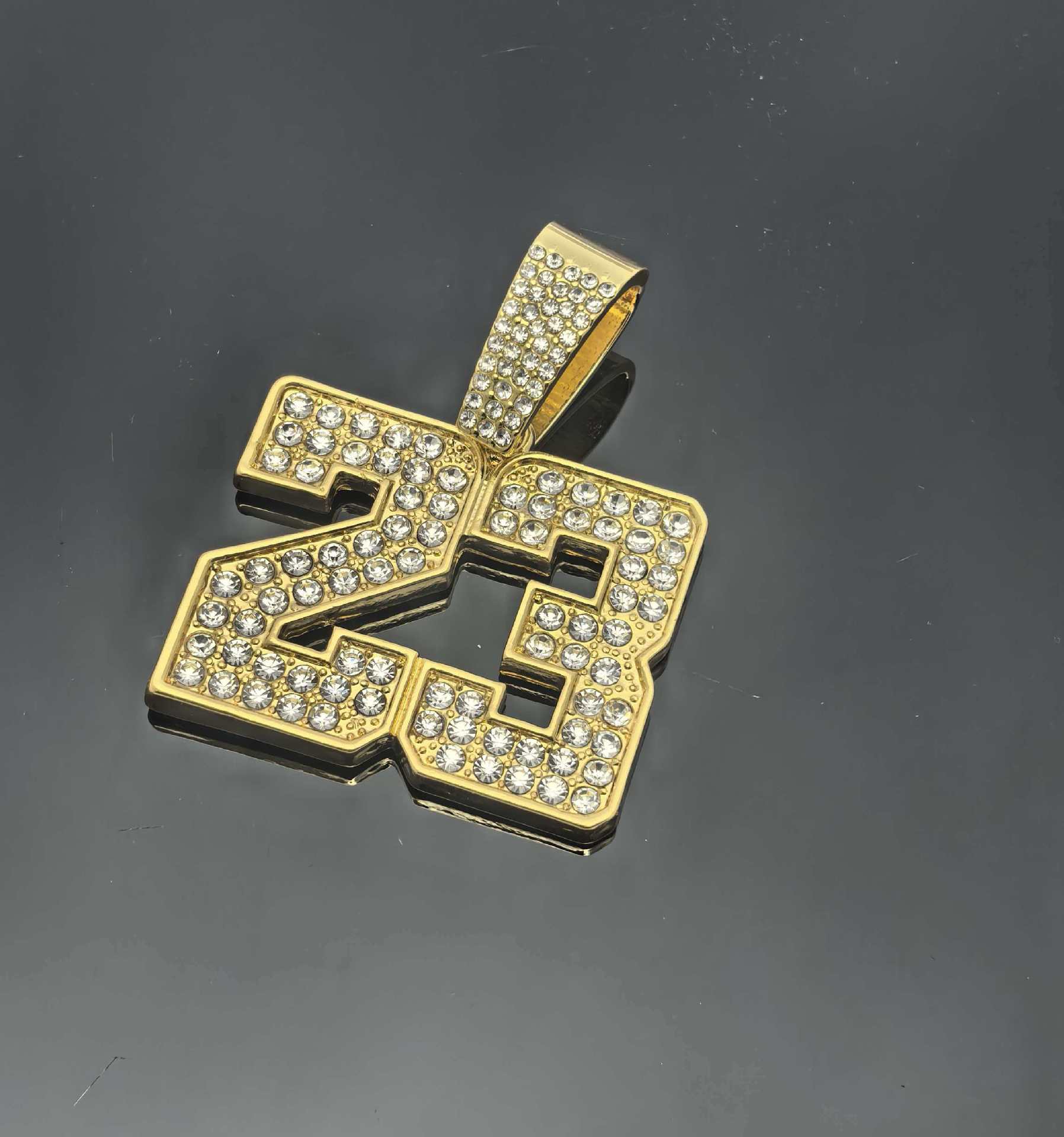 Collar de hip-hop europeo y americano, collar de diamantes de Cuba exagerado, 23 gráficos collares de diamantes al por mayor