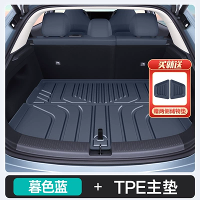 Trunk Mat Hiace 05ev/dmi, integrated TPE trunk - twilight-blue-tpe-upgraded-main-matcomes-with-two-side-storage-boxes-byd-sea-lion-05-ev-26-models