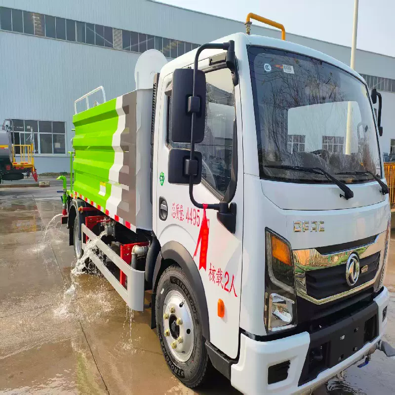 国六东风多利卡7吨蓝牌抑尘车5 - 20吨洒水车上牌免购置税 不超重