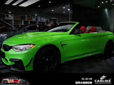 Car Film Crystal Black Body — Automotive Film - 15217-m-super-bright-crystal-viper-green
