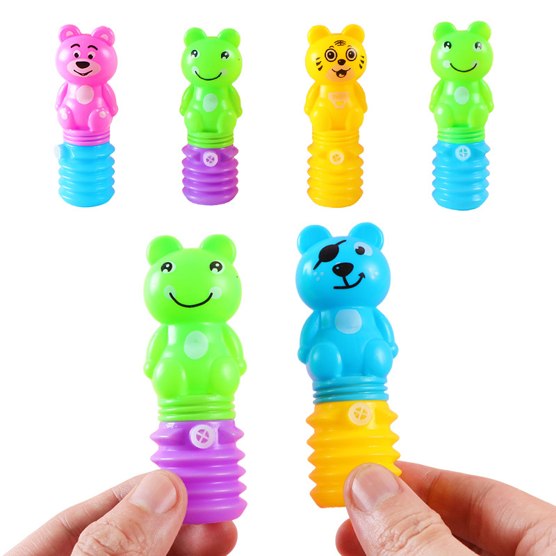 Presione el sonido de los animales, el lindo oso, descompresión, descompresión, pellizco, juguetes para niños, estudiantes de primaria, dibujos animados creativos, martillo animal BB