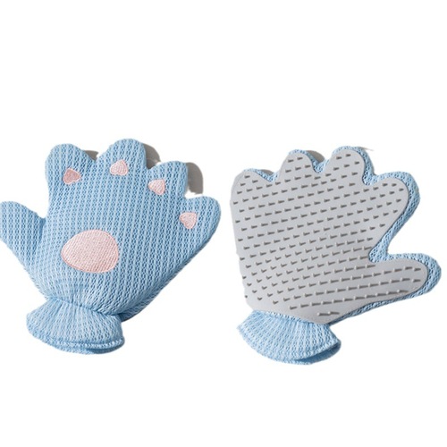 Cat Gloves Pet Cat Cleaning Gloves Summer Cat and Dog Beauty Massage Gloves Dog Bath Massage Brush