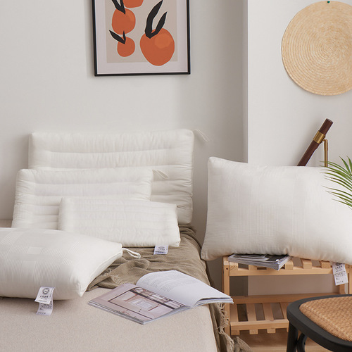 A pair of maternal and infant grade pillow cores, ecological raw cotton children's neck pillow, single cotton sleeping adult whole head