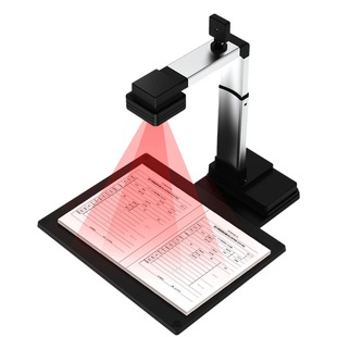 Deli 15151 HD portable high-speed camera A3 A4 document ID card information Reading high-speed camera