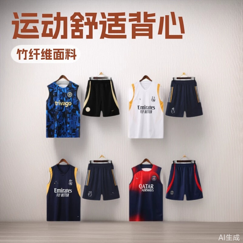 2526 Real Madrid Barcelona Paris Arsenal Inter Milan Juventus Bayern Leverkusen Jersey Training Uniform New Style Vest