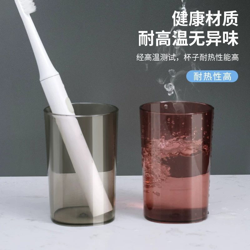 Toothbrush storage rack without punching mouthwash cup brush cup wall-mounted bathroom wall-mounted storage box tooth cylinder sleeve