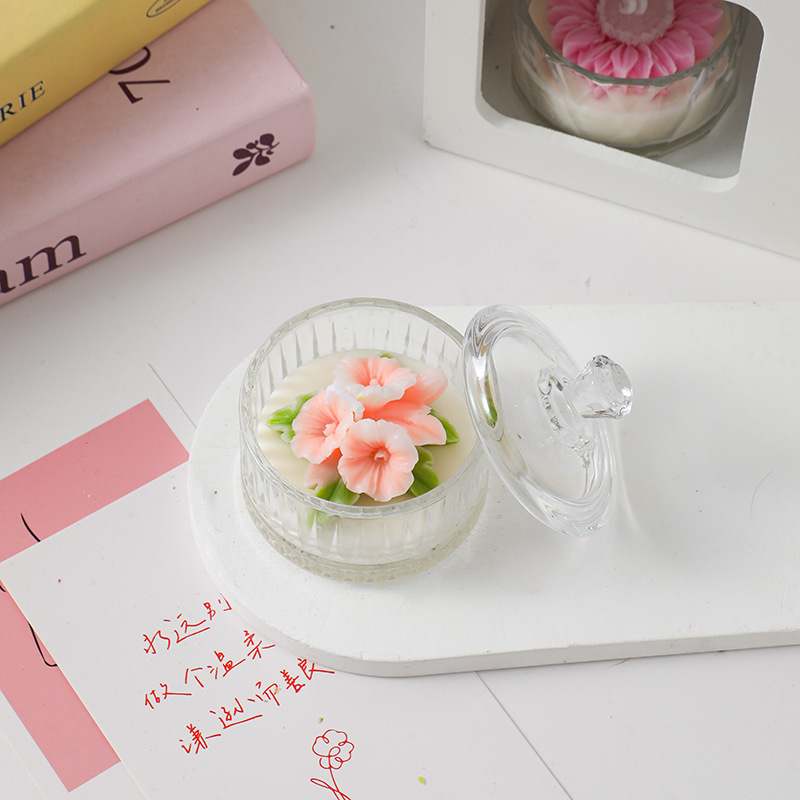 ins小雏菊花朵造型香薰杯蜡diy拍摄道具洋甘菊蜡烛情人节礼品|undefined