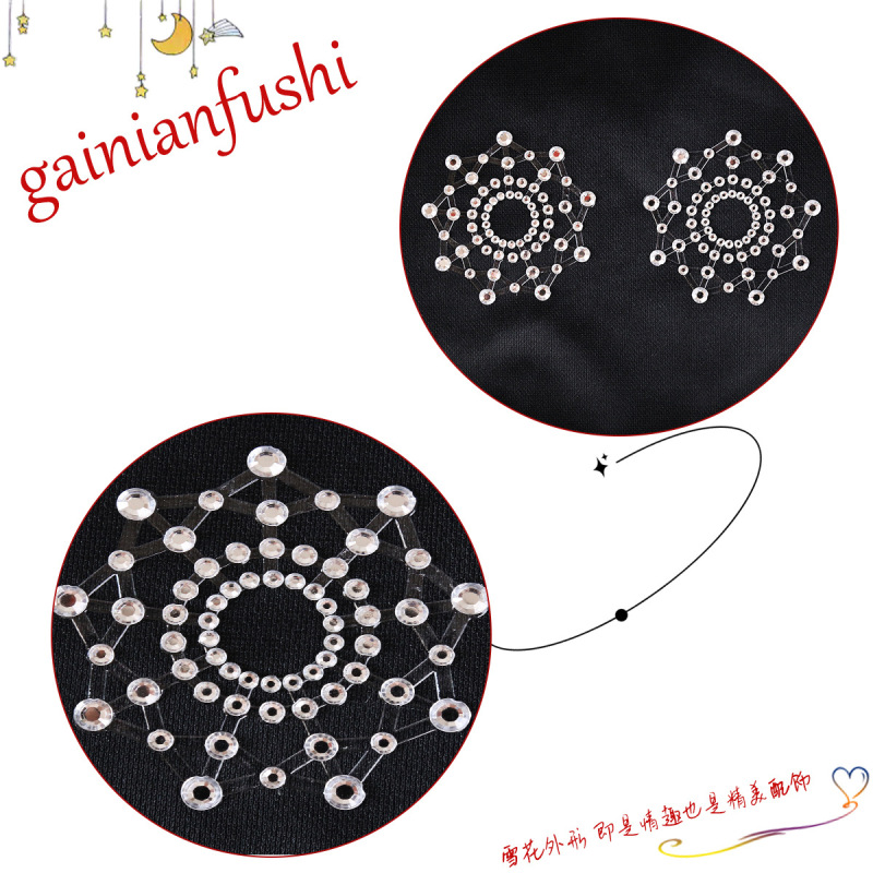 Manufacturer Dropshipping Transparent Sex Nipple Patch Plastic Round Adult Sm Dog  Supplies Breast Patch Couple Toys Rhinestones