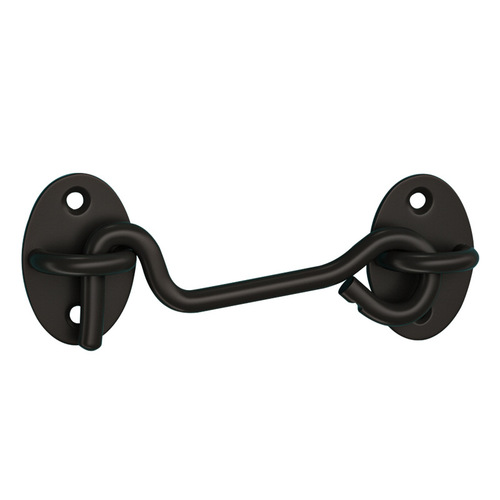 Door latch, punch-free door buckle, stainless steel bathroom door latch hook, old-fashioned door lock, simple push-pull door latch