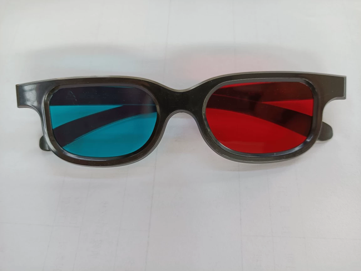 Очки 3D для взрослых, красные и синие, оптом