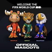 跨境2026年世界杯毛绒吉祥物玩偶玩具公仔挂件批发动物豹布绒其他