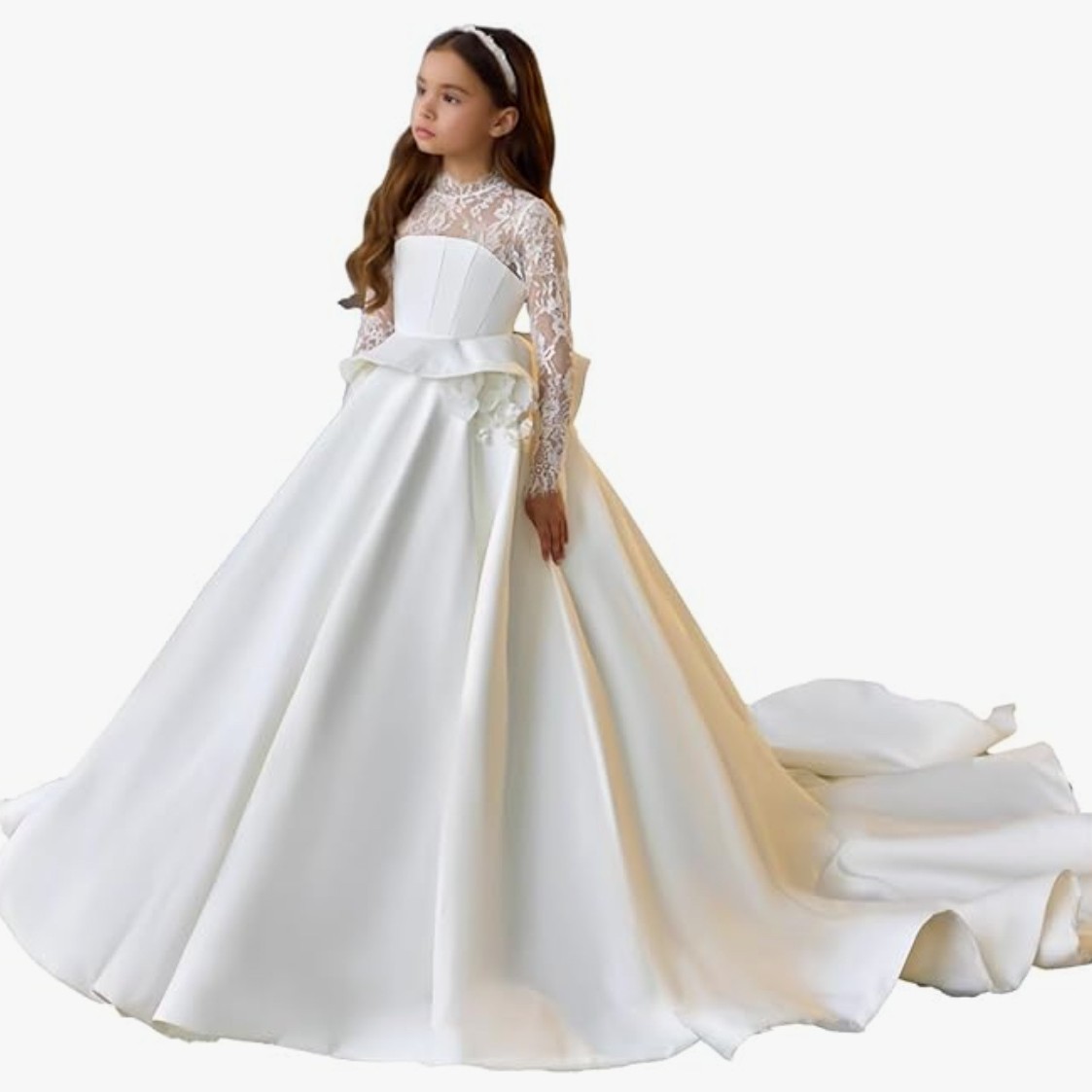 Children's Princess Tulle Evening Dress Casual Baby Girl's Piano Performance Costume For Ages 3-8_voghion.com